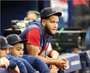  ?? File photo ?? Eduardo Rodriguez was supposed to be the Red Sox ace this season, but the lefty recently had tests done on his heart because of issues related to contractin­g COVID-19.