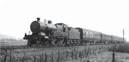  ??  ?? Compound No 1141 makes a fine sight while heading the down ‘Thames-Forth Express’ near Cononley on 1 May 1937, with the train made up mainly of middle period LMS coaches. The North British Locomotive Co-built Compounds (Nos 1135-59 of Lot No 18) all carried a works plate on the leading driving wheel splasher and No 1141’s will show the engine to be Works No 23235 and built in July 1925; its withdrawal would come in September 1954 from Carlisle (Kingmoor). The Midland and LMS Compounds were the largest class of Compounds to run in the United Kingdom and when handled properly were very efficient, although unfortunat­ely they were only rated ‘4P’ by the LMS and British Railways.