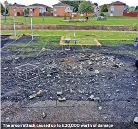  ?? ?? The arson attack caused up to £30,000 worth of damage