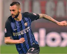  ?? IPP ?? Il croato Marcelo Brozovic, 25 anni, all’Inter dal gennaio 2015