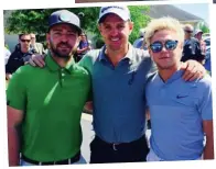  ??  ?? Three-ball: Timberlake (left), Rose and Horan