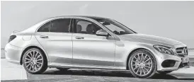  ??  ?? 2015 Mercedes-Benz C-Class buyers who choose the Sport styling theme is providing a sportier appearance with the Mercedes star emblem embedded into the grille. An optional Sport package adds a more aggressive appearance to the Sport model.