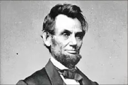  ?? Matthew Brady ?? President Abraham Lincoln in a portrait.