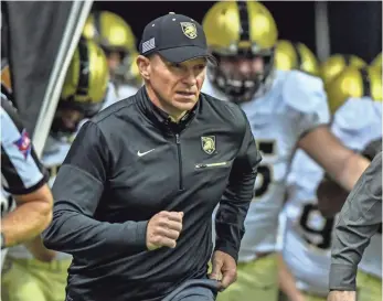  ?? MATT CASHORE, USA TODAY SPORTS ?? Army coach Jeff Monken says it takes “the right kind of guy” to play football at West Point.