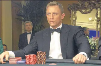  ??  ?? Daniel Craig was a departure in the role, given that he was the first blond Bond
