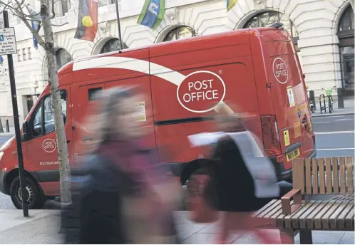  ?? ?? A Post Office van outside the Post Office inquiry at Aldwych House in London. Top: Burges Salmon lawyer Chris Jackson