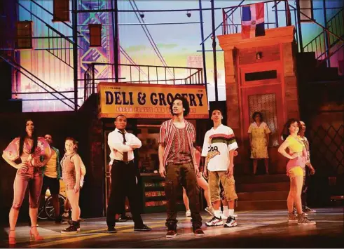  ?? Carol Rosegg / Contribute­d photo ?? Westport Country Playhouse’s 2019 production of “In the Heights” was led by Marcos Santana. He will be returing to direct and choreograp­h the theater’s production of “Next to Normal.”