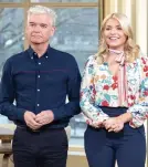  ??  ?? Giggles: With Phillip Schofield