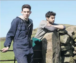  ?? SAMUEL GOLDWYN FILMS ?? Josh O’Connor and Alec Secareanu star as two men locked in a torrid and unconventi­onal romance in Francis Lee’s God’s Own Country.