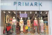  ?? ?? NEW VENTURE Primark has shunned internet sales