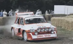  ??  ?? 0 MG METRO 6R4: This Golden Wonder liveried Group B car won the 1985 Scottish championsh­ip driven by Ken Wood