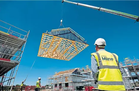  ?? ?? RECORD SALES: Stewart Milne Homes is benefiting from a more energy-efficient housebuild­ing operation.