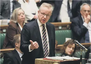  ?? ?? Housing Secretary Michael Gove. Photo: Jessica Taylor / AFP via Getty Images