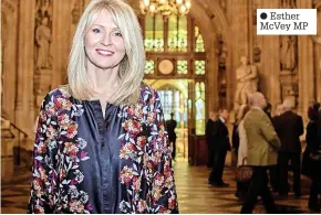  ??  ?? ● Esther McVey MP