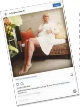  ?? INSTAGRAM/ REALBRIGIT­TENIELSEN, APA ?? Die Schauspiel­erin Brigitte Nielsen blickt voller Zuversicht in die Zukunft