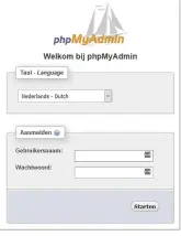  ??  ?? De phpMyAdmin-beheerinte­rface van de database is alleen toegankeli­jk voor de root-user en aangemaakt­e gebruikers.