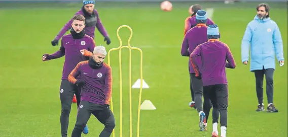  ?? FOTO: AP ?? Agüero y Laporte, dos de los artífices del gran momento de forma del City