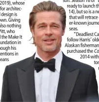  ??  ?? Brad Pitt is set to appear in “Celebrity IOU”