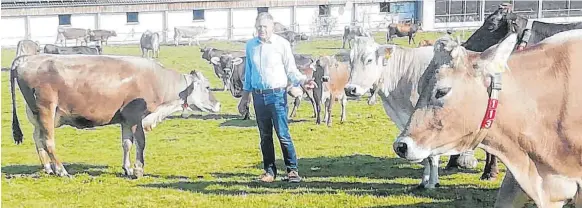  ?? FOTO: PRIVAT ?? „Mit heimischen Bauern kann man immer rechnen“, sagt Landwirt Gerhard Glaser. Besonders in der aktuellen Situation zeige sich, wie wichtig die Landwirte für die Versorgung sind.