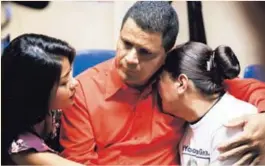  ?? A. GAMBOA. ?? Los familiares de Cruz se mostraron satisfecho­s con la condena.