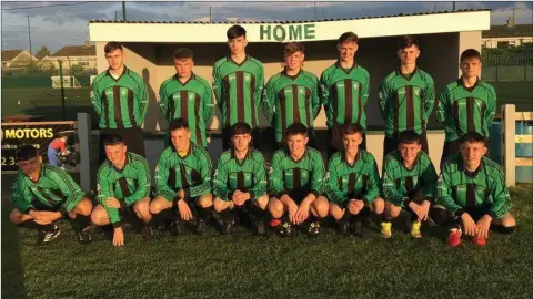  ??  ?? The Arklow United squad, which will travel to Florida. Missing from photo is Peter Tyrell.