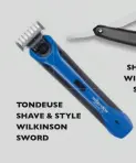  ?? ?? TONDEUSE SHAVE & STYLE WILKINSON SWORD