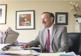  ?? Amy Osborne / Special to The Chronicle ?? Robert Gnaizda, attorney for the National Asian American Coalition, says Kamala Harris is letting politics guide her actions on the mortgage settlement.