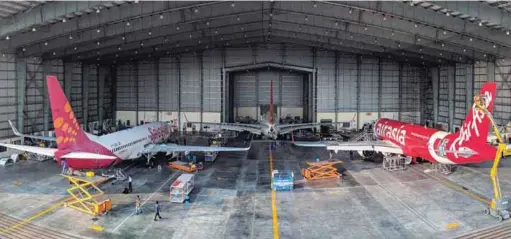  ??  ?? AIR WORKS MRO FACILITY: An MRO ecosystem needs to be establishe­d near large airports in India