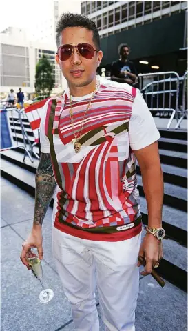  ?? Brad Barket / Getty Images para Roc Nation ?? El artista boricua De La Ghetto asiste a una fiesta en China Grill durante la celebració­n del Desfile Puertorriq­ueño de Nueva York, el 12 de junio pasado.
