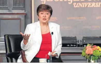  ?? EFE ?? Kristalina Georgieva, directora gerente del FMI.