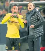  ?? ?? Tuchel with Aubameyang