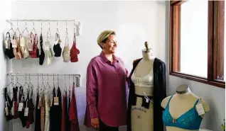  ?? MATT ROURKE / AP 2022 ?? AnaOno founder and CEO, Dana Donofree says of her bras targeted toward breast cancer patients and survivors, “I truly believe that feeling good allows yourself to heal better.”