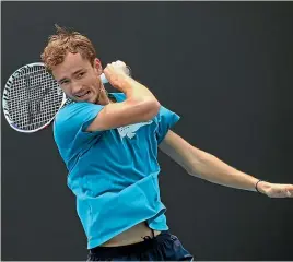  ?? GETTY IMAGES ?? Russia’s Daniil Medvedev is rated a big threat in the men’s singles at the Australian Open.