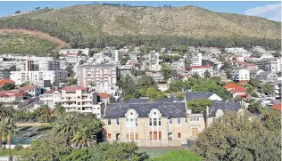  ?? Picture: JASON BOUD ?? EARMARKED: The writer says, the developmen­t of Tafelberg could be a wonderful model for how to penetrate Cape Town with a “necklace” of mixed use, mixed income developmen­ts.