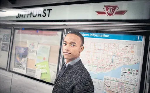  ?? ANDREW FRANCIS WALLACE TORONTO STAR ?? Reece Maxwell-Crawford says he now struggles with depression, anxiety and post-traumatic stress as a result of a violent interactio­n with TTC fare inspectors.