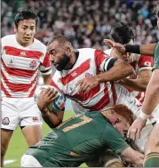  ?? AP 2019 ?? The World Rugby Council voted Thursday to hold its 2031 men’s World Cup and 2033 women’s World Cup in the U.S. The organizati­on listed 25 U.S. cities, including Atlanta, that could pursue opportunit­ies to host matches.