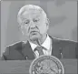  ??  ?? El presidente López Obrador dijo que se negociará con las empresas un pago justo por la energía que le venden a la CFE