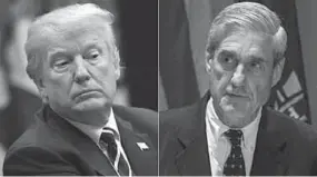  ??  ?? US President Donald Trump and special counsel Robert Mueller. (Photo: CNN)
