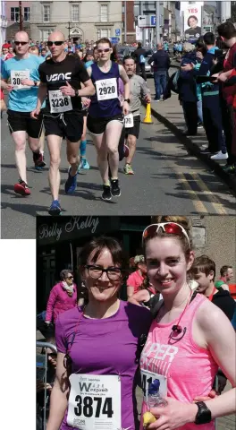  ??  ?? Half marathon winners: Deborah Monaghan (3rd) and Lynn Duffy (2nd).