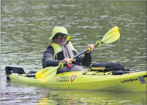  ??  ?? What to bring (group paddle): People participat­ing in a paddling day should bring a kayak or canoe, paddle, type III life jacket, and a brimmed hat.