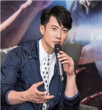  ??  ?? Wu Chun rose to fame as part of the Taiwanese boy band Fahrenheit. — YAP CHEE HONG/The Star