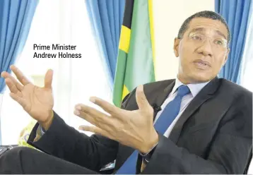  ?? ?? Prime Minister Andrew Holness