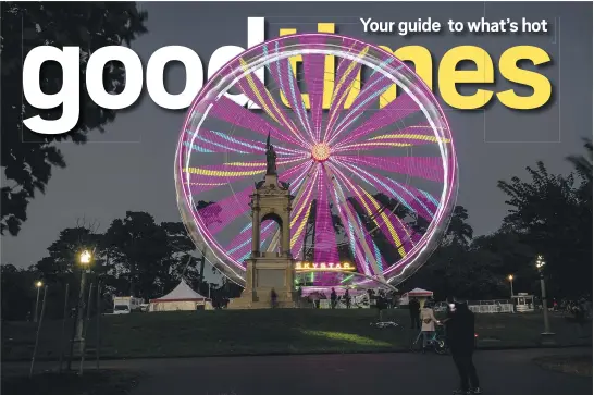  ?? STAFF ARCHIVES ?? The 150-foot-tall SkyStar Observatio­n Wheel spins on its opening night in October 2020 in Golden Gate Park in San Francisco.