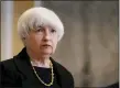  ?? (AP PHOTO/SUSAN WALSH) ?? Treasury Secretary Janet Yellen