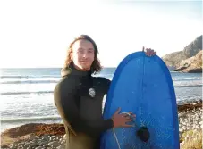  ??  ?? Jens Bengtsson surfar och jobbar i Norge.