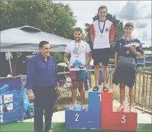  ?? - Crédits : MLM ?? Imanol Eguisier Champion d’Occitanie de natation estivale, toutes catégories