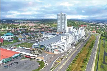  ??  ?? Located at Naim Bintulu Paragon, ‘The Peak’ is set to ‘dominate the skyline of Bintulu’.