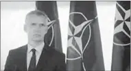 ??  ?? NAVO-topman Jens Stoltenber­g.