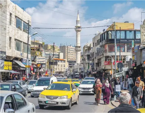  ?? Alamy ?? Amman. More than nine in 10 companies surveyed in Jordan reported that cash flow had declined amid the pandemic