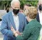  ?? Picture:KEN CEDENO/REUTERS ?? BIG WEEK: President Joe Biden leaves St Edmond’s Roman Catholic Church in Delaware yesterday